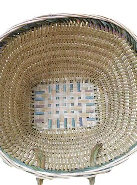 竹编手工背篓农家菜筐竹编筐云贵四川传统手工家用编织竹篓背兜