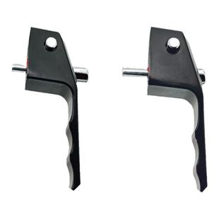 豪华纱窗把手背面螺丝执手金刚网三推反面安装锁三节窗铝合金手把