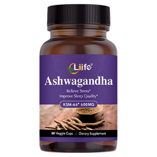 厉孚Liife南非醉茄KSM66茶氨酸印度人参降低皮质醇睡眠焦虑保健品