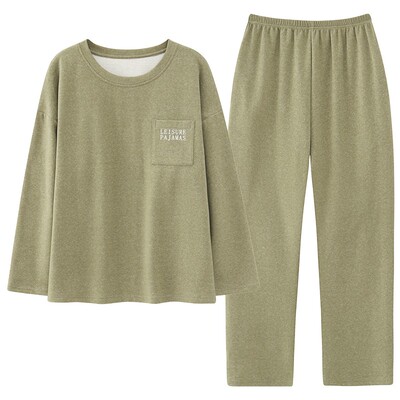 【正品保障】双面德绒睡衣女秋冬