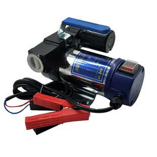 抽油泵柴油电动加油机柴油泵12伏24V220V煤油家用关枪停机自吸泵