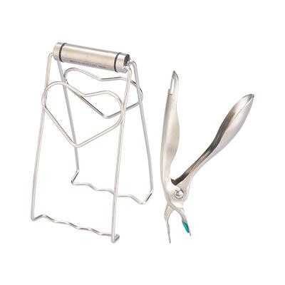 摩登主妇隔热304不锈钢夹盘神器