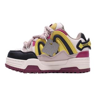 奇安达板鞋女款2025新款小众百搭情侣厚底面包鞋秋冬款设计风女鞋