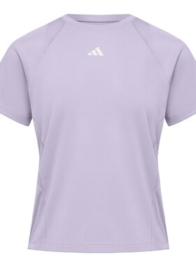 adidas阿迪达斯「清风TEE」2026夏女凉感速干运动短袖T恤 IA6100