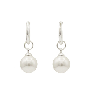 「坠落月光」刘亦菲同款！施家澳白珍珠耳饰蚊香盘耳夹女无耳洞