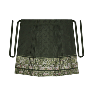 织造司原创明制汉服[西池]合领半臂立领对襟长衫仿妆花马面裙秋冬