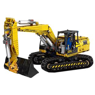 宇星模王旗舰店科技机械遥控电动挖掘机高难度拼装积木玩具模型