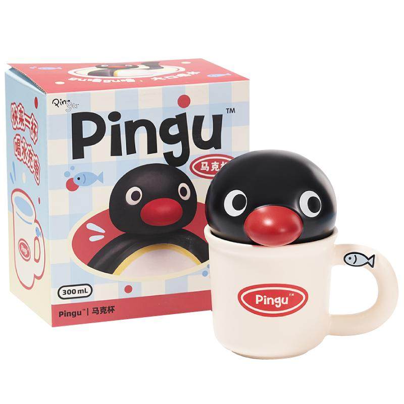言仓Pingu联名大头马克杯企鹅
