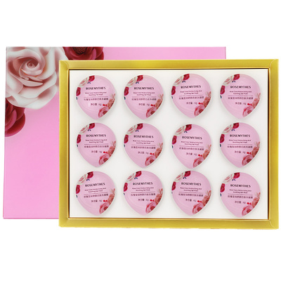 玫瑰神话补水提亮面膜涂抹