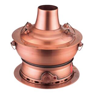 铜火锅家用插电烧炭两用铜锅火锅炉商用老北京仿铜老式木炭火锅锅