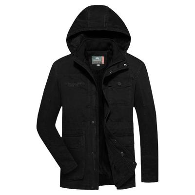 棉衣男士中长款棉袄防寒中老年