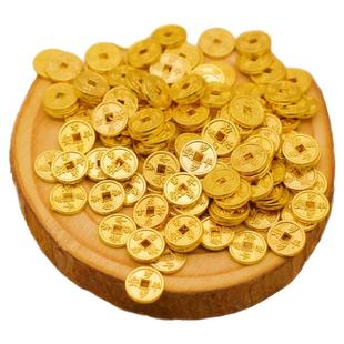 合金铜钱岁岁平安金钱币发财树挂件桌面相框摆件手工diy饰品配件