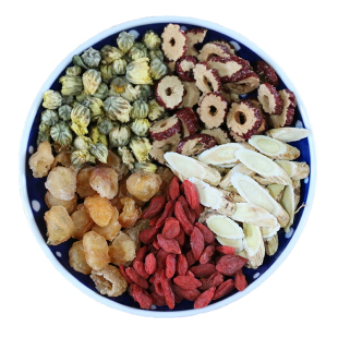 阿四出品 |一款元气满满的养身花茶 红枣桂圆肉枸杞胎菊黄芪240g