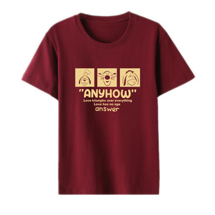 专柜捡漏清仓~十三行高品质宽松女装韩版卡通印花百搭纯棉短袖T恤