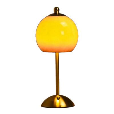 法式中古风日落夕阳台灯高颜值温馨落日卧室床头氛围玻璃高级感