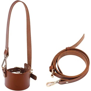 可调节大小户外水杯杯套 水壶挂绳斜挎水瓶袋 手提保温杯套