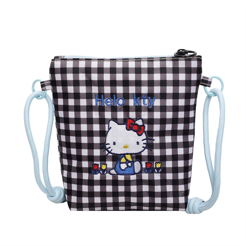 HelloKitty卡通斜挎帆布手机包