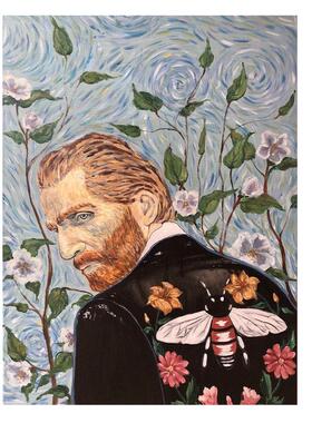 艺术家版画阿斯蒙迪肖少芳签名