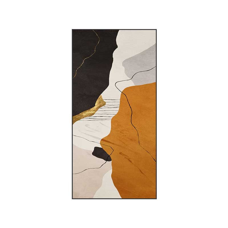邸韵玄关现代抽象色块竖幅装饰画
