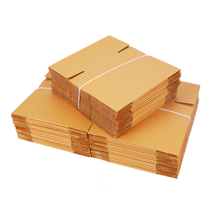 简实纸箱子快递打包10号半高纸箱邮政纸盒飞机盒包装箱搬家纸壳箱