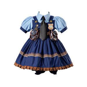 DO.CAT女童连衣裙兔子警官衣服