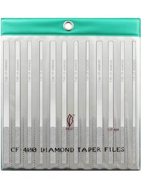 一品金刚石锉刀CF-400套装平斜合金金属模具打磨工具薄扁整形小挫