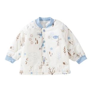 童泰婴儿单件棉衣男冬季宝宝棉袄薄棉开衫儿童加棉上衣女保暖内胆