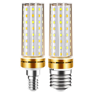 led灯泡玉米灯家用e27螺口超亮节能灯e14客厅吊灯三色照明灯灯芯