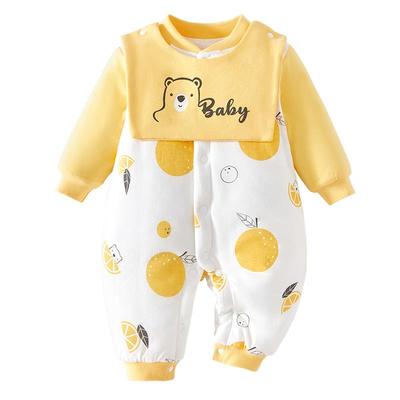 棉恋森婴儿衣服冬季保暖款连体衣