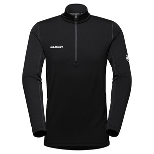 MAMMUT猛犸象Aenergy男士户外吸湿速干排汗半拉链舒适骑行长袖T恤