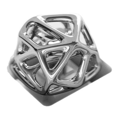 Makingo镂空铂金个性键帽黑黄金属键帽单个原创Esc键设计感礼物