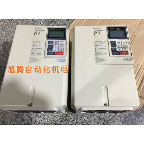 一  95成新原装安川变频器G7 5.5KW 380V CIMR-G7B45P5 带PG卡有
