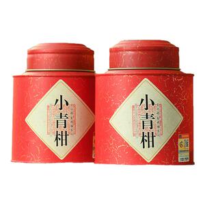 驰伍帝官方正宗新会小青柑云南宫廷普洱熟茶500g三蒸三晒陈皮茶