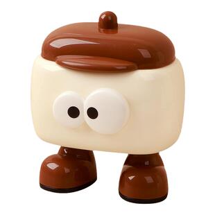 小桌友牙签盒家用创意牙签筒可爱客厅牙签罐高颜值牙线棉签收纳盒