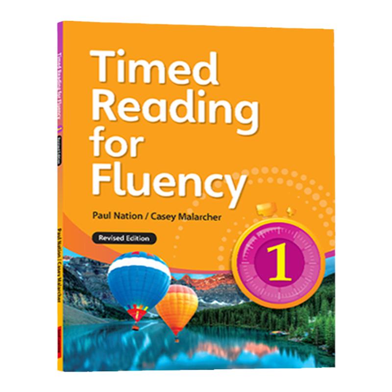 原版进口 Timed Reading for Fluency 1阶段 流利阅读 寒暑假短期阅读提升教材赠音频 答案 单词表