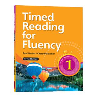原版进口 Timed Reading for Fluency 1阶段 流利阅读 寒暑假短期阅读提升教材赠音频 答案 单词表