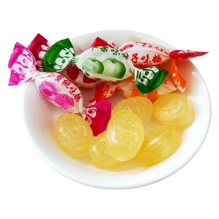 超越拧口老式水果糖硬糖光腚糖婚庆喜糖年货怀旧糖果零食糖块