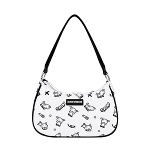 蜡笔小新正版系列联名实用生日礼物小白周边手提包女生单肩腋下包