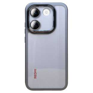 适用于新款红米turbo5镜头全包手机壳小米turbo5max自带镜头膜保护壳redmi支架保护套透明防摔防滑边软胶5G