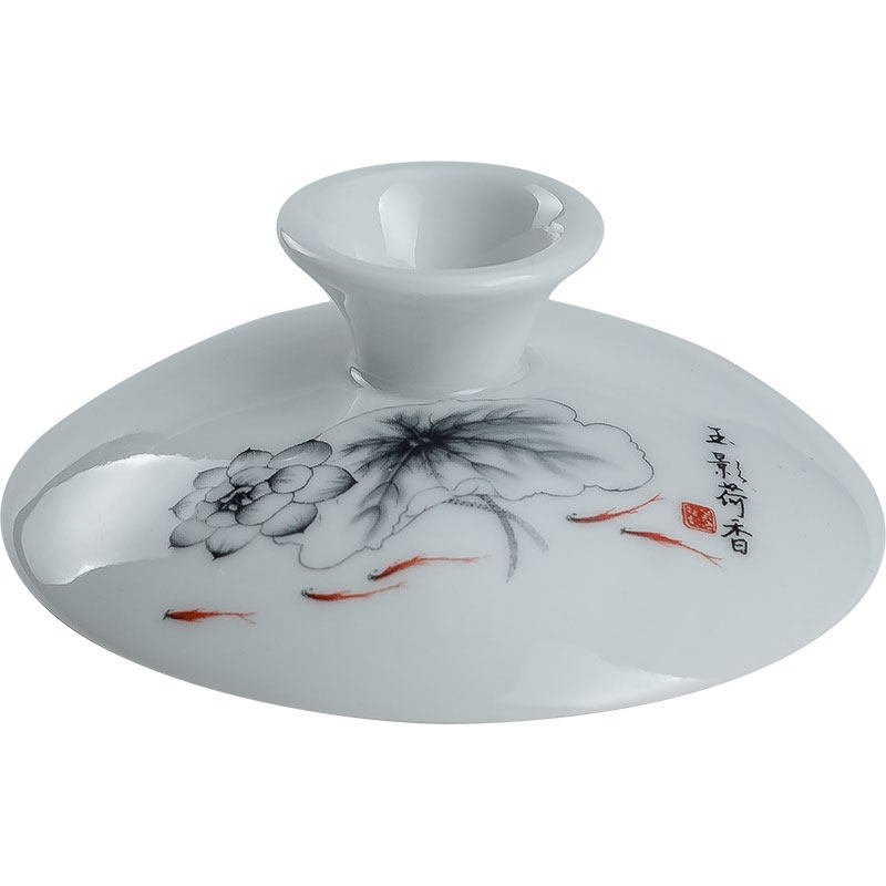 家用三才功夫茶具零配大号盖碗