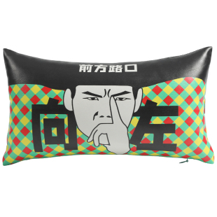 恶搞搞怪汽车头枕一对座椅枕头护颈颈椎枕皮车内用品饰品四季通用