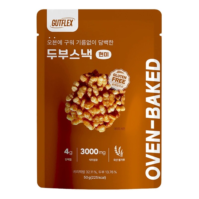韩国进口零食豆腐饼干燕麦糙米米饼膨化食品休闲零食独立包装片状