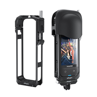 aMagisn阿迈适用影石Insta360 X5金属磁吸快拆X5双接口快拆转接底座配件