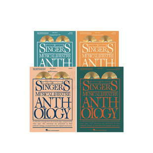 歌唱家音乐剧选集 二重唱 CD伴奏音乐 不含乐谱 共4册 海伦德进口 The Singers Musical Theatre Anthology Duets Vol 1-4