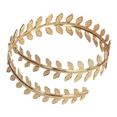 invia希腊男女合金可调松紧臂镯