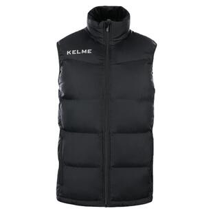 新款KELME卡尔美运动马甲冬加厚保暖羽绒棉背心坎肩训练马甲外套