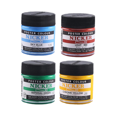 NICKER霓嘉水粉颜料40ml单瓶颜料