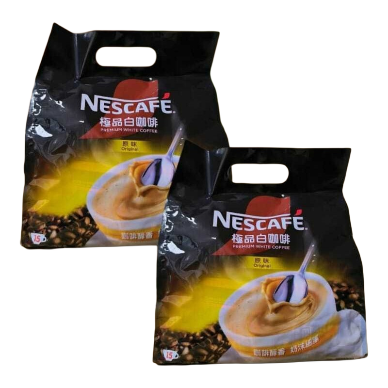 雀巢咖啡香港白咖啡原味435g*2办公上班冲泡早餐通勤速饮浓香四溢