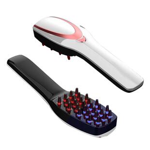 电动按摩梳头发神器头部头皮经络护理便携顺发梳子震动激光升家用