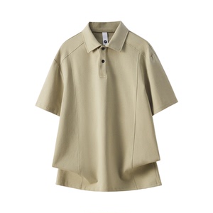 美式复古polo衫男2026新款简约休闲翻领男生短袖t恤潮牌半袖衣服